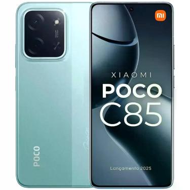 Imagem de Smartphone POCO C85 256GB Tela Ampla Bateria Longa Duração Desempenho