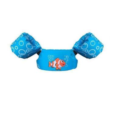 Imagem de Colete Infantil para Piscina Peixe Breno Braço Crianças 25Kg - Rei Mar