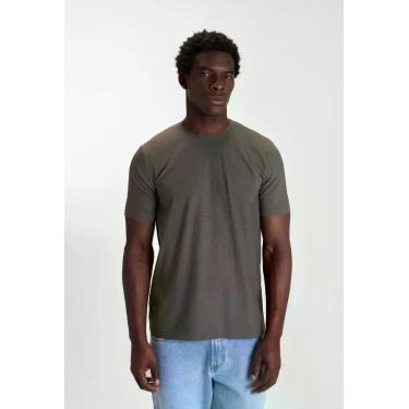 Imagem de Camiseta docthos slim manga curta tech em nylon tech, 140 oliva, GG