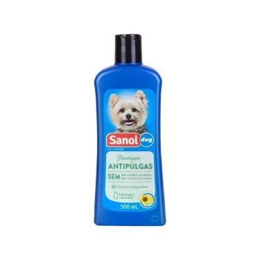 Imagem de Shampoo para Cachorro Antipulgas - Sanol Dog 500ml, Delicada e duradou