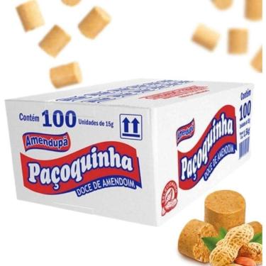 Imagem de Paçoca amendupã rolha aproximadamente 100 unidades