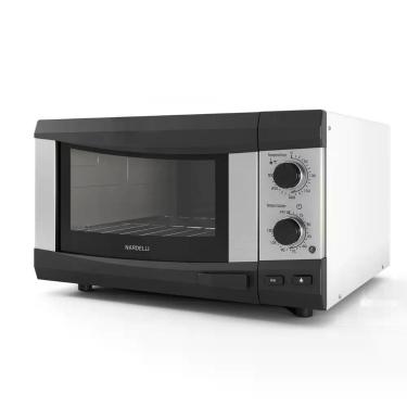 Imagem de Forno Nardelli Elétrico Bancada Super New Black Inox 45L Black Com Inox