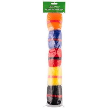 Imagem de Kit 5 Espumas Para Microfone (Coloridas) SK-SP03 - SKYPIX
