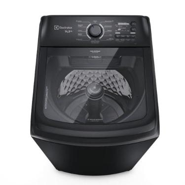 Imagem de Electrolux Máquina de Lavar Electrolux 14,5kg Preta Efficient Cesto Inox, Jet&Clean e Filtro Fiapos (LEP15) 220V