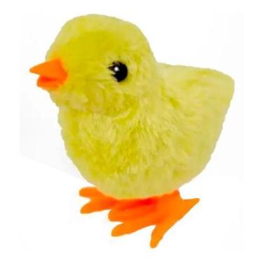 Imagem de 2 Pintinho Amarelinho Divertido De Pelúcia A Corda Infantil - Art Brin