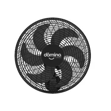 Imagem de Ventilador de Parede 50cm Dômina Oscilante Silencioso 6 pás, Preto, 50