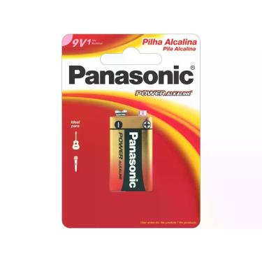 Imagem de Bateria 9V Alcalina Panasonic Power Alkaline - 6LF22XAB/1B24