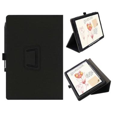 Imagem de YAJOJO Capa protetora para tablet XPPen Magic Note Pad de 11 polegadas, capa protetora ultrafina e leve para tablet XP-Pen com alça de mão e suporte de caneta, preta