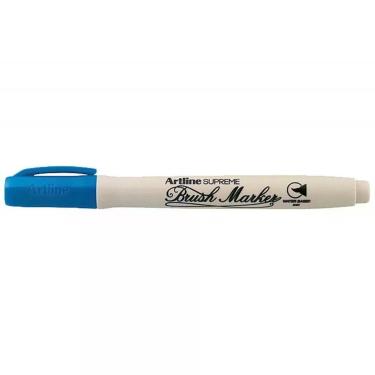 Imagem de Caneta Brush Artline Supreme Brush Azul com Ponta de Pincel Exclusiva e Tinta à Base de Água para Design Artístico Azul