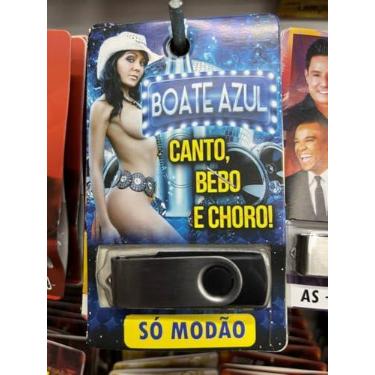 Imagem de pen drive com musicas gravadas diversas pendrive gravado generos BOATE AZUL CANTO BEBO E CHORO