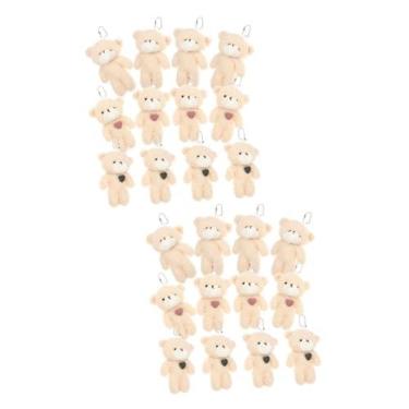 Imagem de HEMOTON 24 Peças Chaveiro De Urso De Pelúcia Chaveiro De Brinquedo Macio Para Meninas Chaveiro Para Mochilas Brinquedo De Urso De Pelúcia Chaveiro De Boneca De Brinquedo Para Meninas