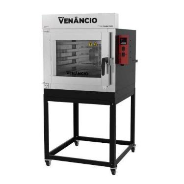 Imagem de Forno Turbo Elétrico Twister 5 Esteiras Externo e Interno Aço Carbono