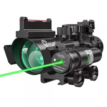 Imagem de Mira Prisma CVLIFE 4x32 com Retículos Iluminados e Laser