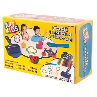 Imagem de Kit Massinha de Modelar Art Kids 180g 40002 - Acrilex