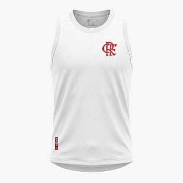 Imagem de Regata Flamengo Masculina Licenciada Betel Nacao Original Cor:BrancoTa
