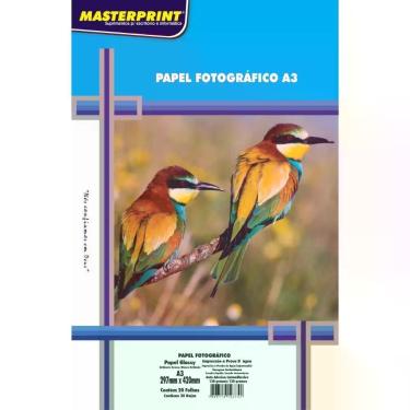 Imagem de A3 GLOSSY Adesivo 130G - Masterprint