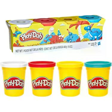 Imagem de Massa de Modelar Play Doh com 4 Potes Sortido B5517 Hasbro