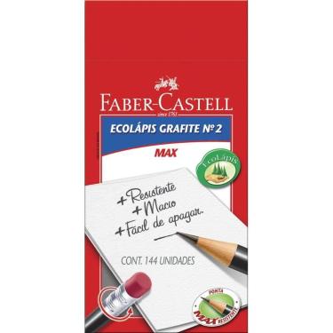 Imagem de Lapis Ecolapis N.2B C/BORRACHA - FABER-CASTELL