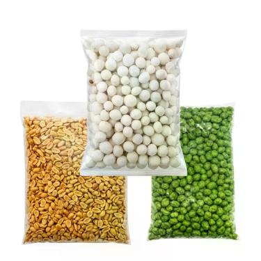 Imagem de Kit Amendoim Seleção de Sabor Cebola e Salsa - Ovinho - Sem Pele Salga