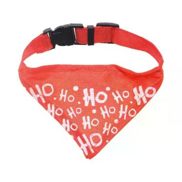 Imagem de Bandana Pet de Natal - Vermelho/Branco - 20cm - 1 unidade - Cromus - R