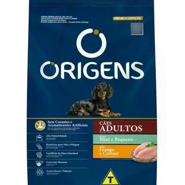 Imagem de Ração Origens Frango Cereais Cães Adultos Mini Pequeno 10kg