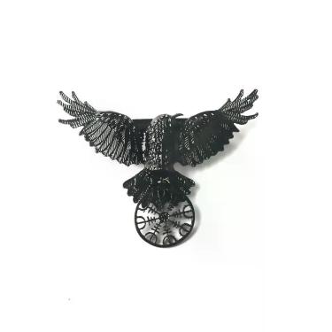 Imagem de Presilhas De Cabelo Vintage Góticas De Corvo, Acessórios De Cabelo De 