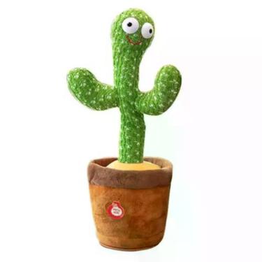 Imagem de Brinquedo De Pelúcia Cacto Dançante Canto E Dança