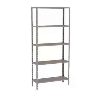 Imagem de Estante EAF005 sem Porta 5 Prateleiras Aço 80CM Cinza Elite Aço