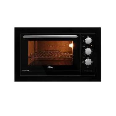 Imagem de Forno Elétrico de Embutir Fischer Fit Line 48L Autolimpante com Vidro Duplo 110V