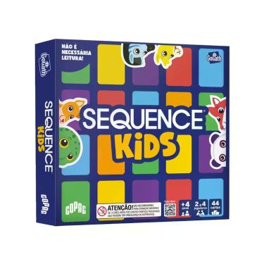 Imagem de Sequence Kids Jogo de Tabuleiro Infantil Copag