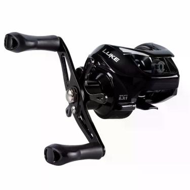 Imagem de Carretilha para Pesca Luke Black 5 Rolamentos Freio Magnético Preto Maruri Fishing 6.3:1 6KG 200G