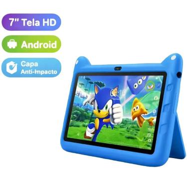 Imagem de Tablet Infantil Educativo 7 Polegadas Android Tela HD - GBGSTORE, 64GB