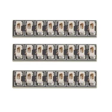 Imagem de eMagTech Kit DIY de placas de expansão de 8 portas compatíveis com LEGO outros blocos de construção para luzes LED, cabos, opções de energia, 31,6 x 6,5 mm