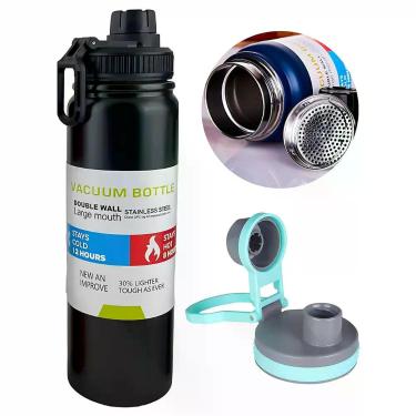 Imagem de Garrafa Térmica 769ml Vacuum Isolamento a Vácuo para Bebidas Portátil,