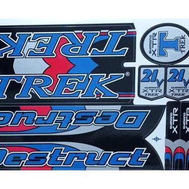 Imagem de Adesivos colante bikes trek destruct azul - Amazonas