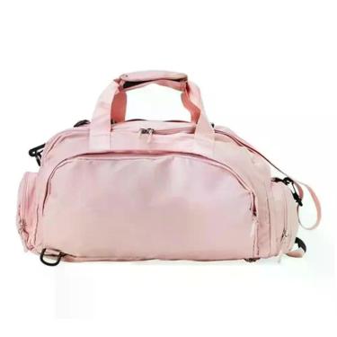 Imagem de Bolsa Mochila Fitness Academia Tecido Liso Esportiva Multifuncional pa