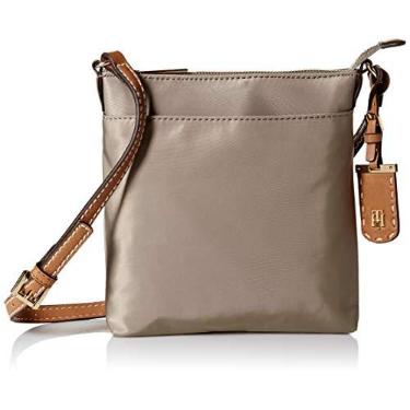 Imagem de Tommy Hilfiger Bolsa transversal feminina Julia, Caqui, One Size