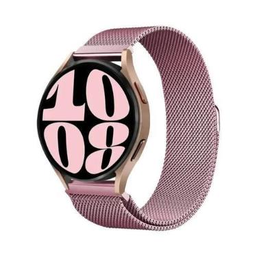 Imagem de Pulseira De Metal Magnético Milanese De 22mm 20mm Para Samsung Galaxy 