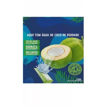 Imagem de Água de Coco Esterilizada 200ml - Pacote com 27 Unidades - Congratulat