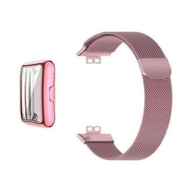 Imagem de Pulseira De Metal Para Huawei Watch Fit 1/2/3/4 Protetor De Tela TPU F