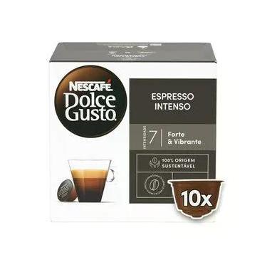 Imagem de Cápsulas de Café Espresso Intenso Nescafé Caixa com 10 Unidades Dolce Gusto