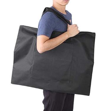 Imagem de A2 Desenho Tábua de Pintura Armazenamento Saco de Arquivo Bolsa de Transporte de Documentos Estojo de Lona Multifuncional à Prova D 'Água para Prancheta Preta 54 x 67 cm / 21,3 x 26,4 polegadas