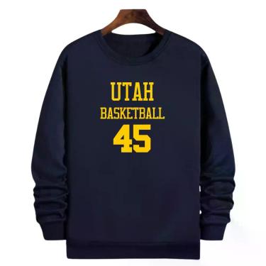 Imagem de Blusa Moletom Gola Basquete Utah Basketball número 45 - Loja Click Cam
