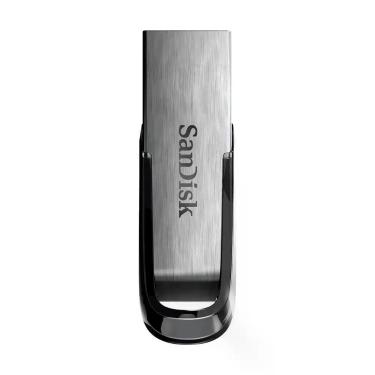 Imagem de Pendrive Sandisk Ultra Flair Z73 64GB USB 3.0 150MB-s Corpo Metálico Preto