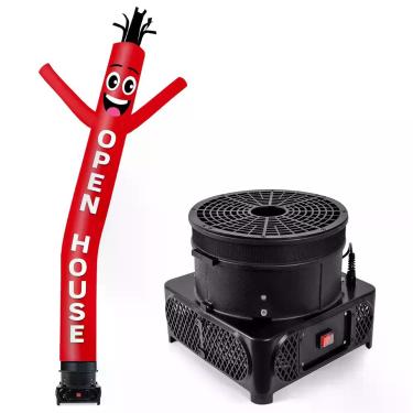 Imagem de Boneco Inflável Tipo Tubo GOODENY 3 m Vermelho com Soprador