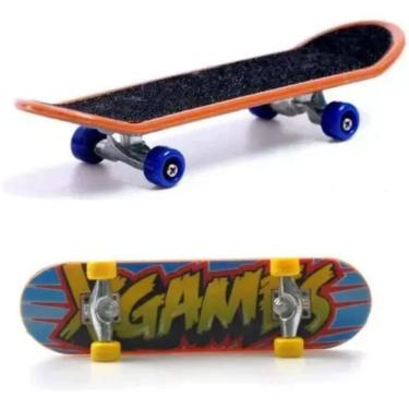 Imagem de Kit 10 Mini Skate de Dedo Compacto e Portátil Fingerboard - Genérico