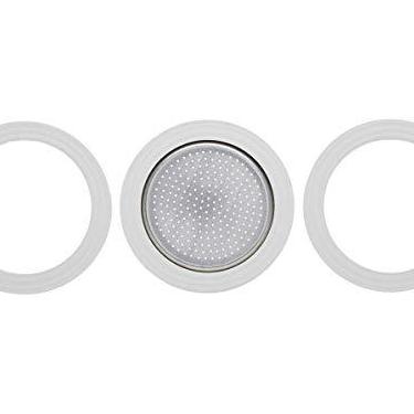 Imagem de Bialetti Juntas de substituição e filtro para máquinas de café expresso Moka/Break/Dama/Mini Express (1 xícara)