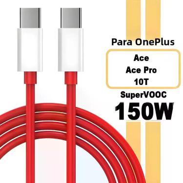Imagem de 150W SUPERVOOC Cabo Carregador Rápido USB Tipo C 8A Para Oneplus Ace 2