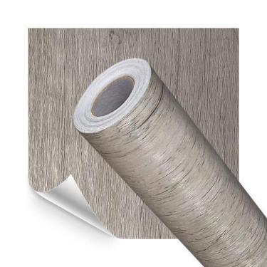 Imagem de Adesivo Vinilico Impermeavel Madeira Marrom Freijo 5M x 60cm - Open St
