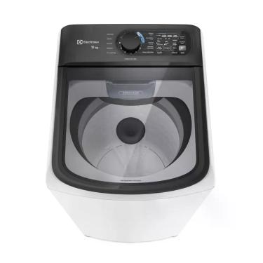 Imagem de Máquina de Lavar Electrolux Efficient 11kg Branca Compacta, Econômica e Pré-diluição (LET11) 220V